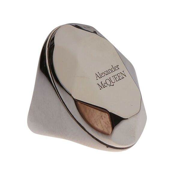 Alexander McQueen Accessories - Alexander Mcqueen Women's The Faceted Stone Ring